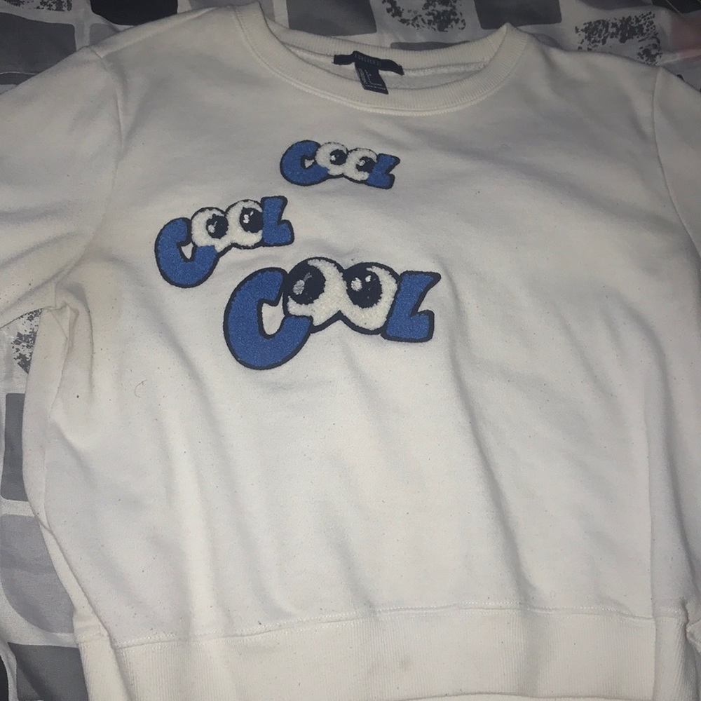 Long sleeve crop sweater